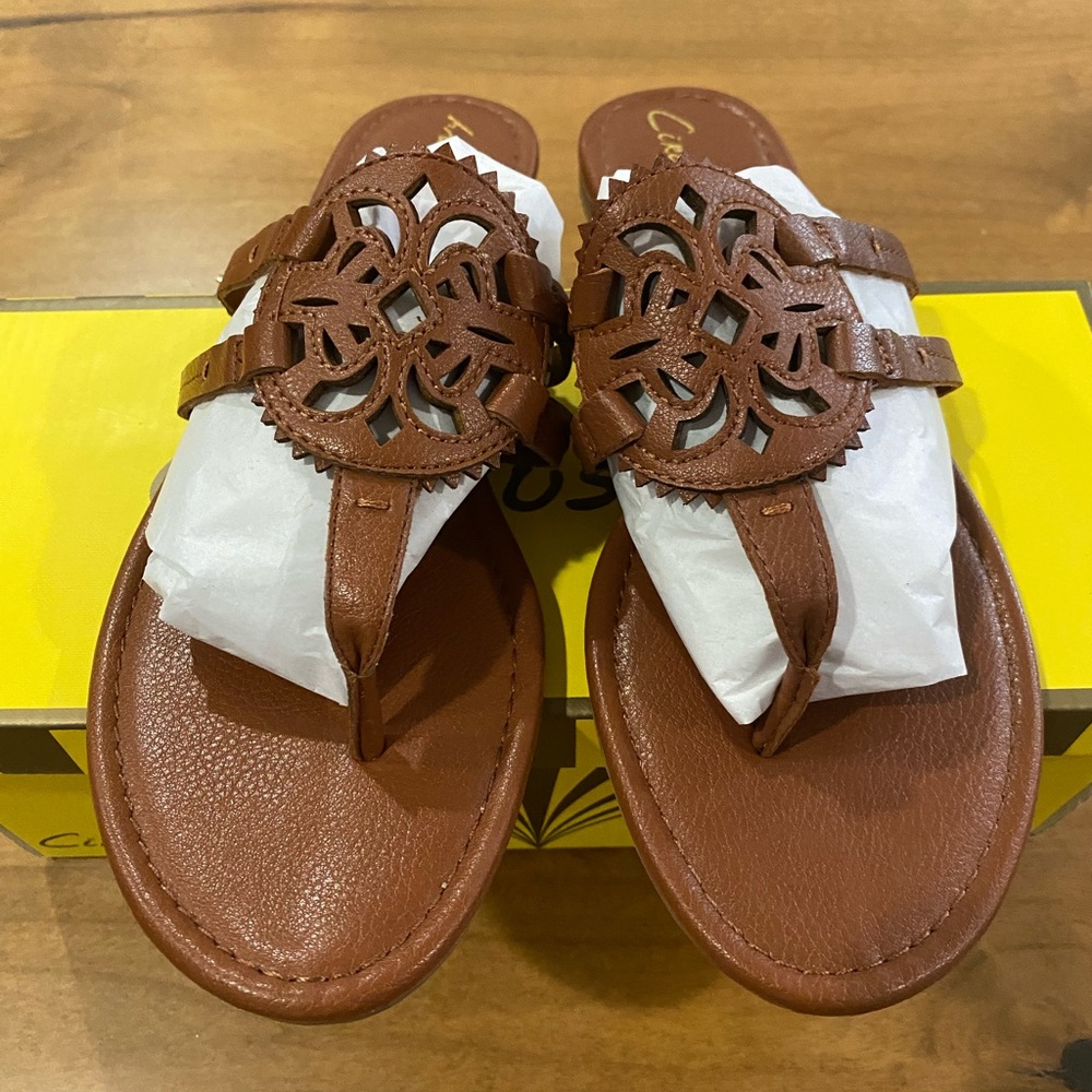 NEW IN BOX CIRCUS BY SAM EDELMAN SANDALS SZ 9.5 SADDLE